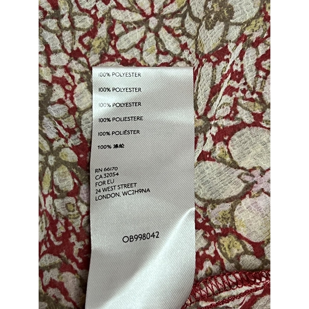 Free People Feeling Maxi Dress Womens Small Floral Boho Ruffle Tiered Oversized - Picture 12 of 15